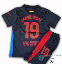 Image 1 of Barcelona away kids kit LAMINE YAMAL