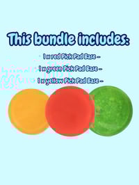 Image 2 of 3 PICK PAD BASE BUNDLE - green, red, yellow 
