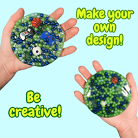 Image 2 of PICK PAD MAKING KIT - Make your own Pick Pad blue green