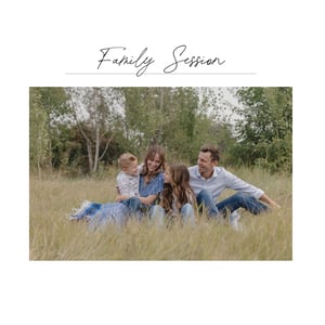 Image of Family Session- PLEASE READ FULL DESCRIPTION BEFORE PURCHASING