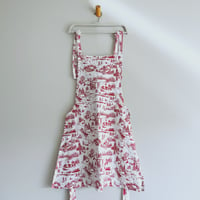 Image 1 of Winter Toile Apron