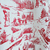 Image 3 of Winter Toile Apron