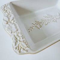 Image 1 of Holly Flowers Baking Dish 9"