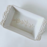 Image 3 of Holly Flowers Baking Dish 9"