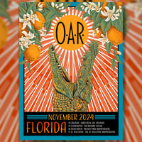 Image 1 of O.A.R. 2024 Florida Tour poster