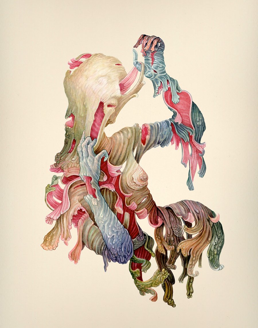 Image of "The Follower" White Print