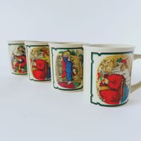 Image 2 of Vintage Merry Christmas Mug Set