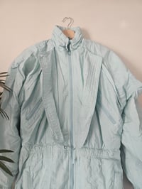 Image 1 of Vintage mint green snow ski suit 