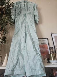 Image 5 of Vintage mint green snow ski suit 