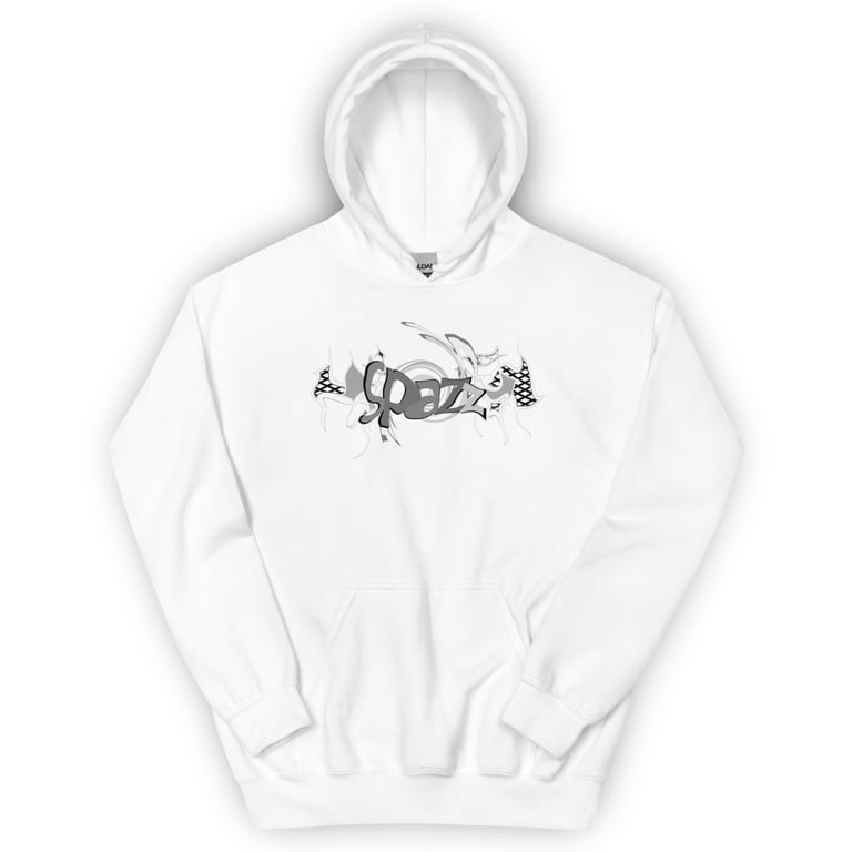 SPAZZ® WHITE SPIRAL HOODIE