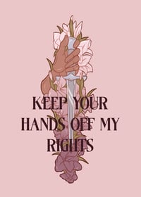 Image 3 of Keep Your Hands Off My Rights Sticker