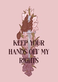 Image 5 of Keep Your Hands Off My Rights Sticker