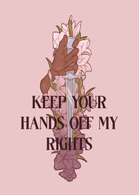 Image 4 of Keep Your Hands Off My Rights Sticker