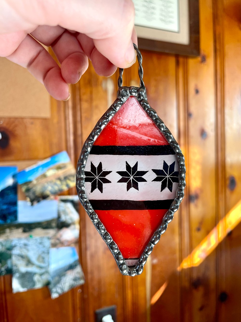 Image of Poinsettia Ornament, Lead Free