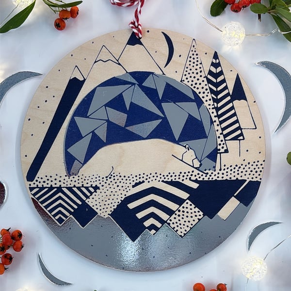 Image of Sleepy Bear In Igloo 