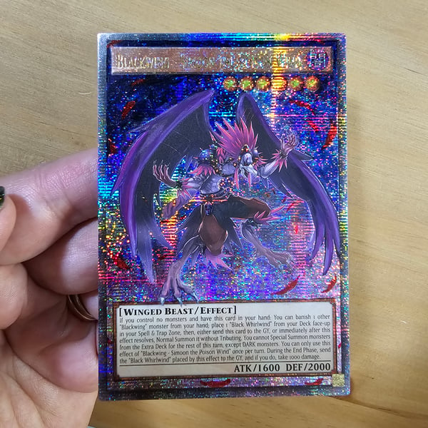 Image of Blackwing Simoon the Poison Wind QCR Extended Art 