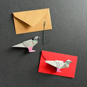 Image of ORIGAMI PIGEON (Fundraiser for the Wild Bird Fund)