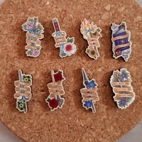 Image 1 of fantasy weapon wooden pins