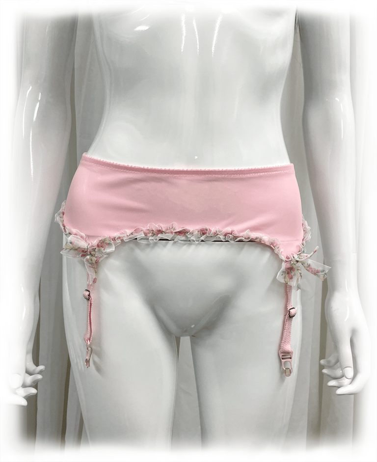 Fifi chachnil pink garter belt Image 2