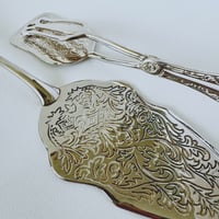 Image 4 of Vintage Silver Dessert Serving Set