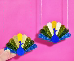 Image of Sparkly Peacock Brooch or Necklace