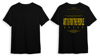 BLACK AND GOLD CORDOVA T-SHIRT