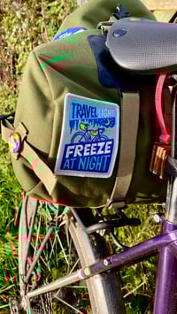 Image 2 of Travel Light Freeze at Night bike packing patch