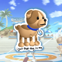 i got that wii dog in me sticker