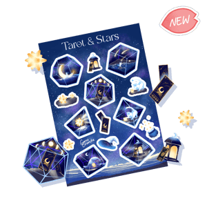 Image of Planche de stickers | Tarot & Stars