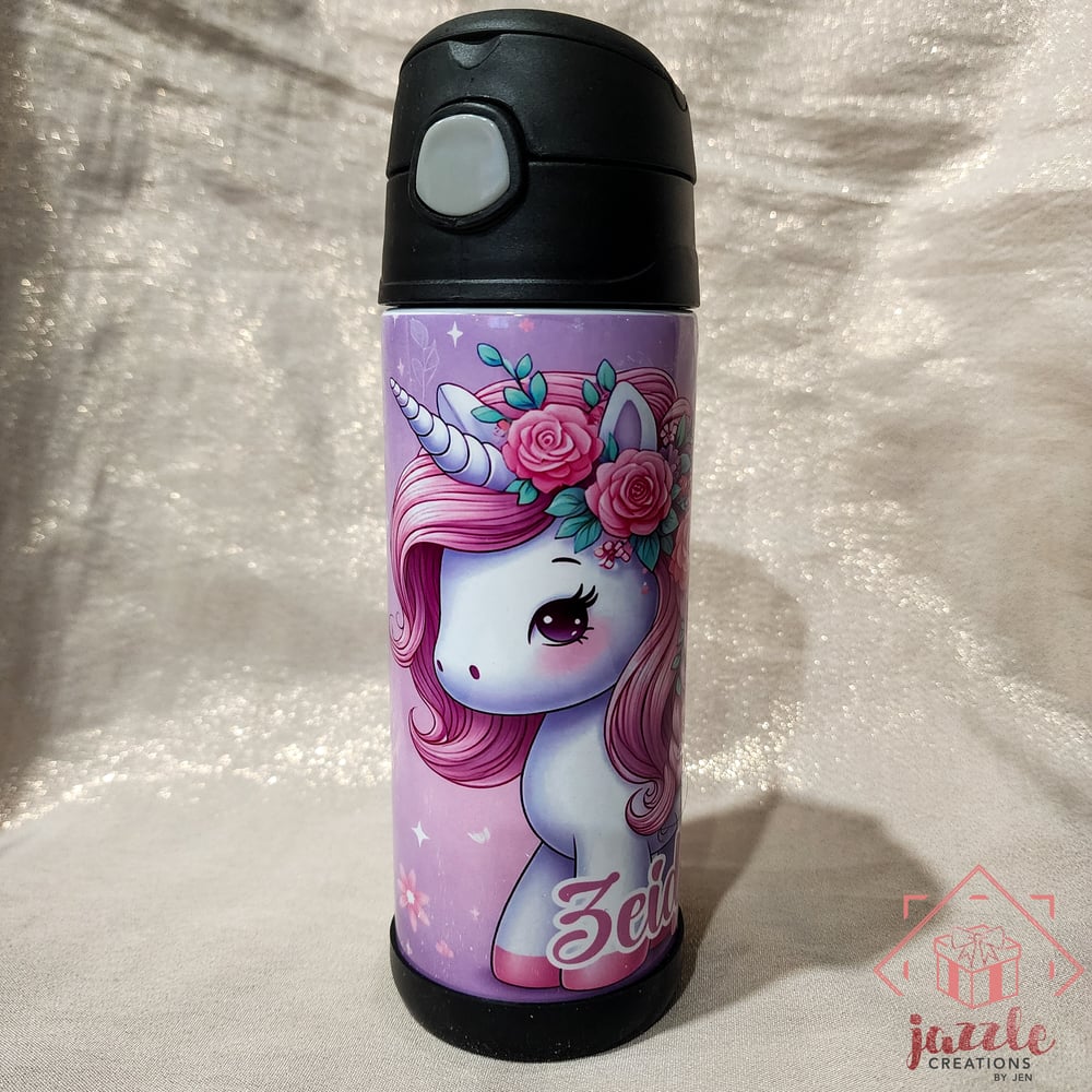 Image of Unicorn Personalized 12oz Tumbler
