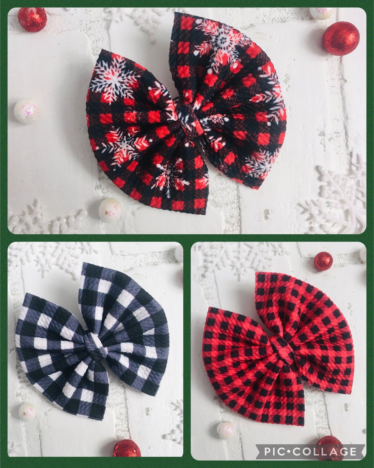 Image of Christmas Buffalo Plaid Prints 