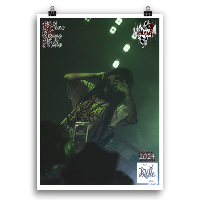 SPAZZ® EVIL EVENING POSTER (50x70cm)