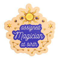 Image 1 of Pins en bois | Assigned magician at birth