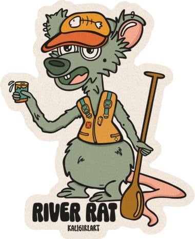 RIVER RAT // STICKER