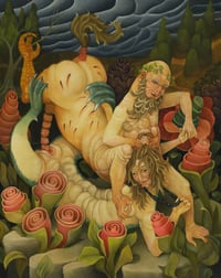 Image 1 of "The Beasts" Mounted Print (NSFW)