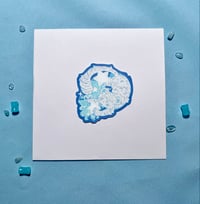 Image 1 of Starry Snow leopard sticker