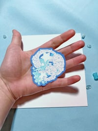 Image 3 of Starry Snow leopard sticker