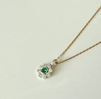 Image 9 of Emerald Halo Clip Pendant