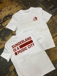 Image 1 of Sunderland Music City Red and White T-Shirt