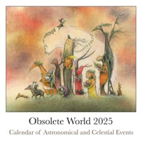 Image 2 of 2025 Obsolete World Wall Art Calendar