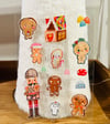 Gingerbread clear sticker sheet