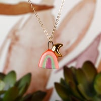 Image 1 of Moon Rainbow Necklace