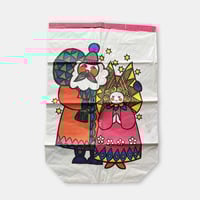 Image 1 of Maxi sac papier de Noël stock neuf années 70