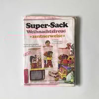 Image 2 of Maxi sac papier de Noël stock neuf années 70