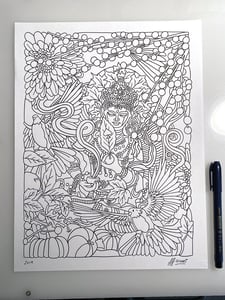 Image of Fortunate Youth Original Ink Drawing