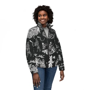 Image of Welcome to the Sabbat | Women's Puffer Coat