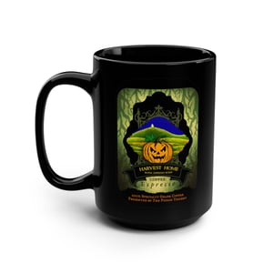 Image of Harvest Home Rustic Espresso | 15 oz Black Mug