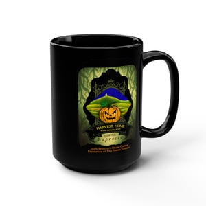 Image of Harvest Home Rustic Espresso | 15 oz Black Mug