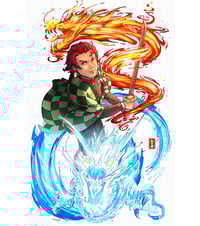 Demon Slayer Tanjiro Art Print