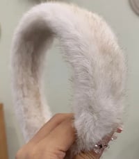 Image 2 of Faux Mink Thick Hairband